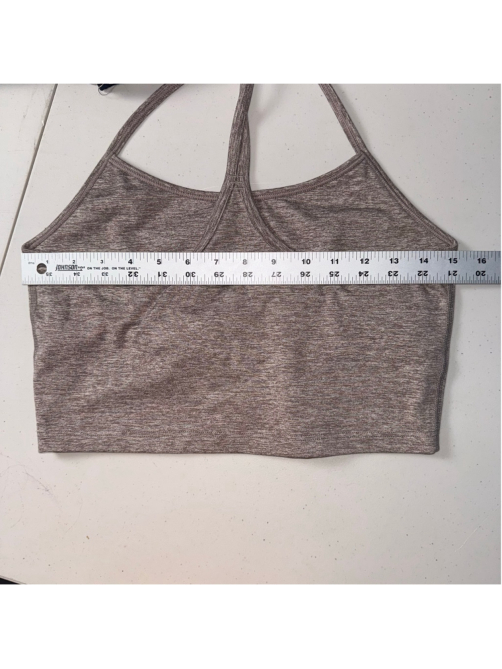 Aerie Offline The Hugger Recharge Sports Bra Size M Brown Heathered - Picture 6 of 6